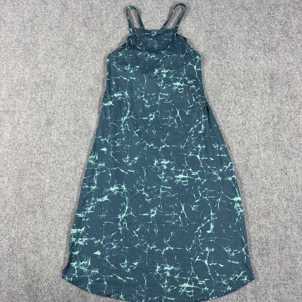 Patagonia Sliding Rock‎ Dress Medium Blue Green Performance Outdoors Strappy